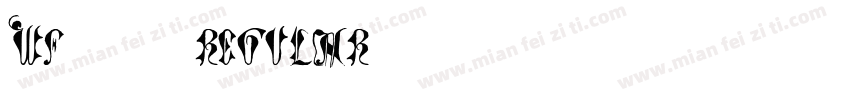 wf0054 Regular字体转换